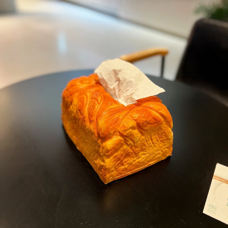 1pc Resin Tissue Box Holder, Square Shape, Fun Furniture Storage Decor, Cute Gift for Christmas, Thanksgiving, Halloween, Living Room, Kitchen, Bedroom, Bathroom Accessory, Home Decor, Kitchen Accessory | Playful Design | Durable Resin, Tissue Box Holder