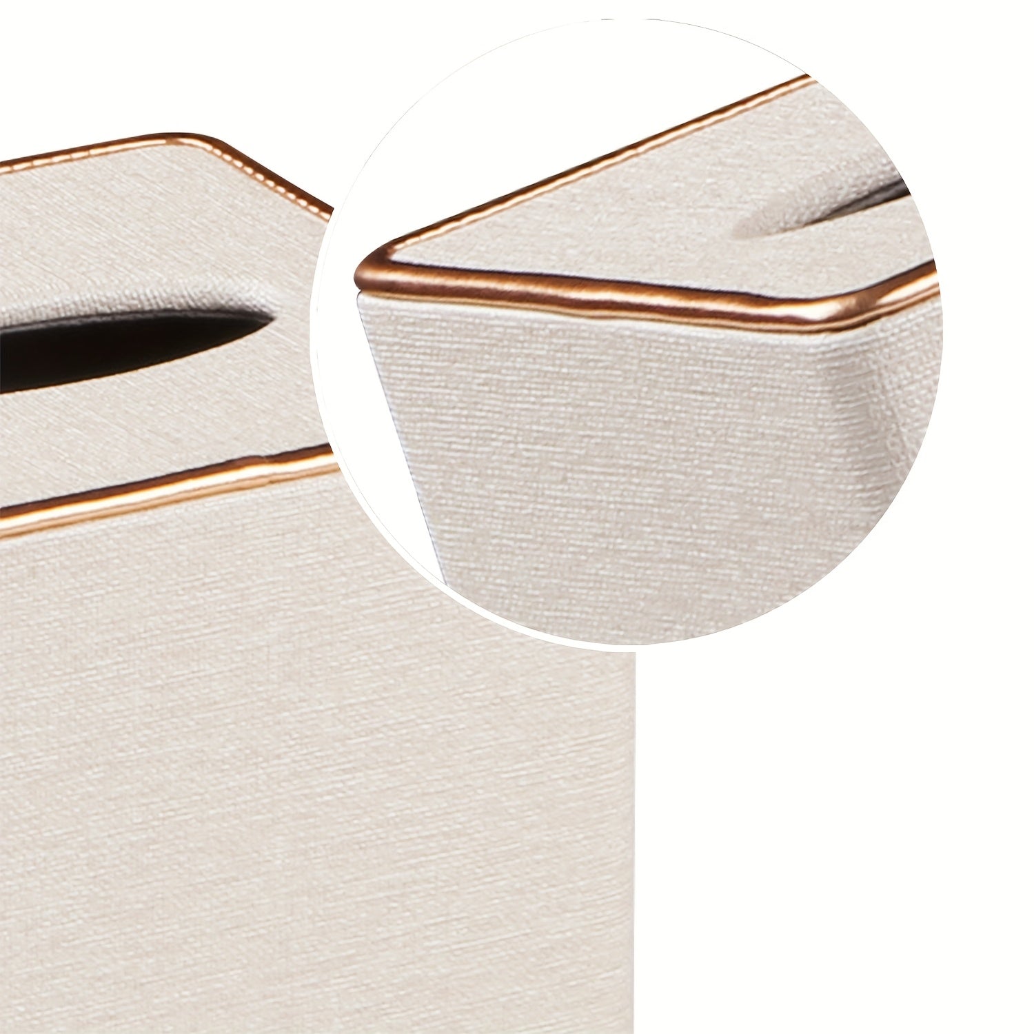 MILITWO Square Tissue Box Holder with Magnetic Bottom - Stylish Faux Leather Tissue Cover, Polished Finish, Multi-Compartment Organizer for Bathroom, Vanity, Bedroom, Dining Table & Car - Durable & Easy-Clean Design, Bathroom Organizers And Storage,
