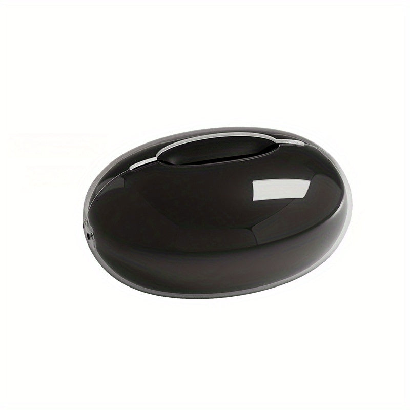 Desktop Tissue Box Home High-End Entry Lux Art Advanced Sense Tissue Box Living Room Coffee Table Paper Extraction Box Cream White