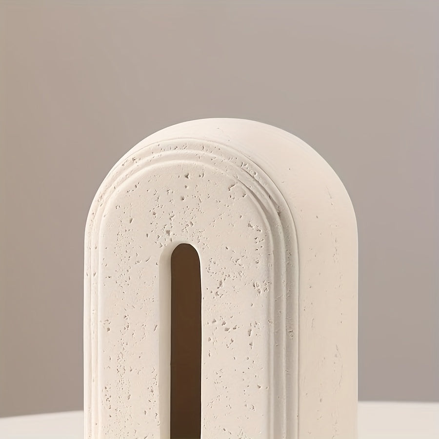 1pc Elegant Resin Tissue Box Cover with Textured Design - Durable Rectangular Bathroom, Bedroom, Office Decor - Multi-Scene Home Accessory for Tissues and Paper Towels, Bathroom Decor And Accessories, Bedroom Accessory, Modern Decor Item, Textured Surface