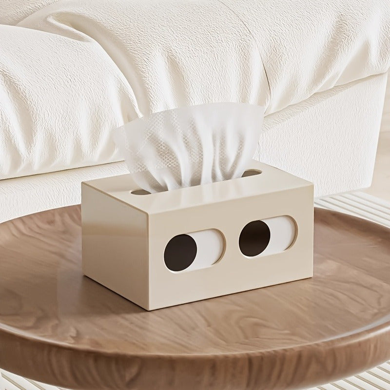 1 cute little expression plastic tissue take out box expression desktop car tissue box living room plastic cream household napkin creative funny pumping box