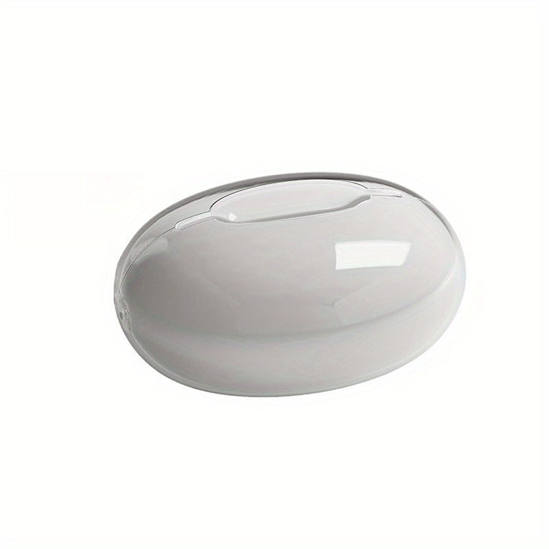 Desktop Tissue Box Home High-End Entry Lux Art Advanced Sense Tissue Box Living Room Coffee Table Paper Extraction Box Cream White