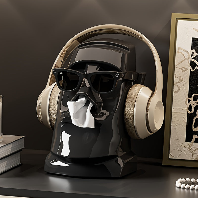 [UFORU Desktop Organizer] UFORU Desktop Storage Box | Glasses & Earphone Organizer, Office Desk Artifact, Coffee Table & Porch Paper Tissue Box
