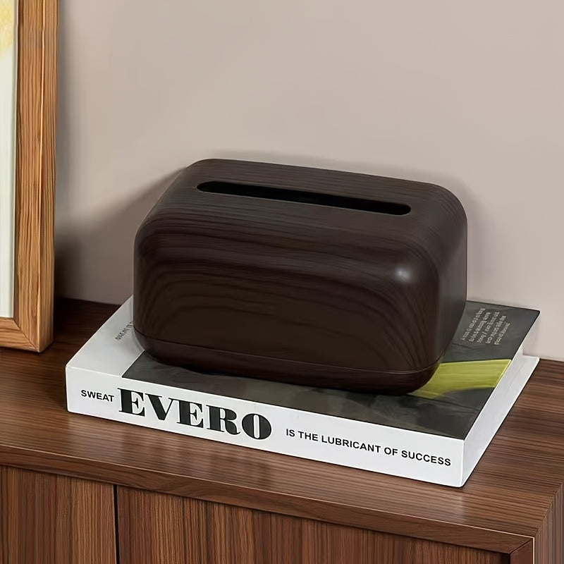 1pc Vintage Tissue Box, a Decorative Item for Home And Desktop, Plastic Box, Suitable for Living Room, Coffee Table, Dining Room, And Hotel Decor.